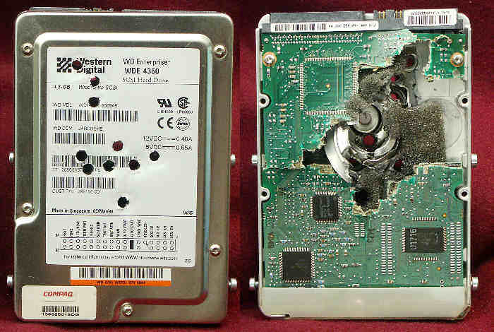 W Digital hard drive - now history.